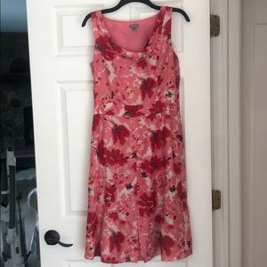 Ann Taylor Pink Floral Shift Dress